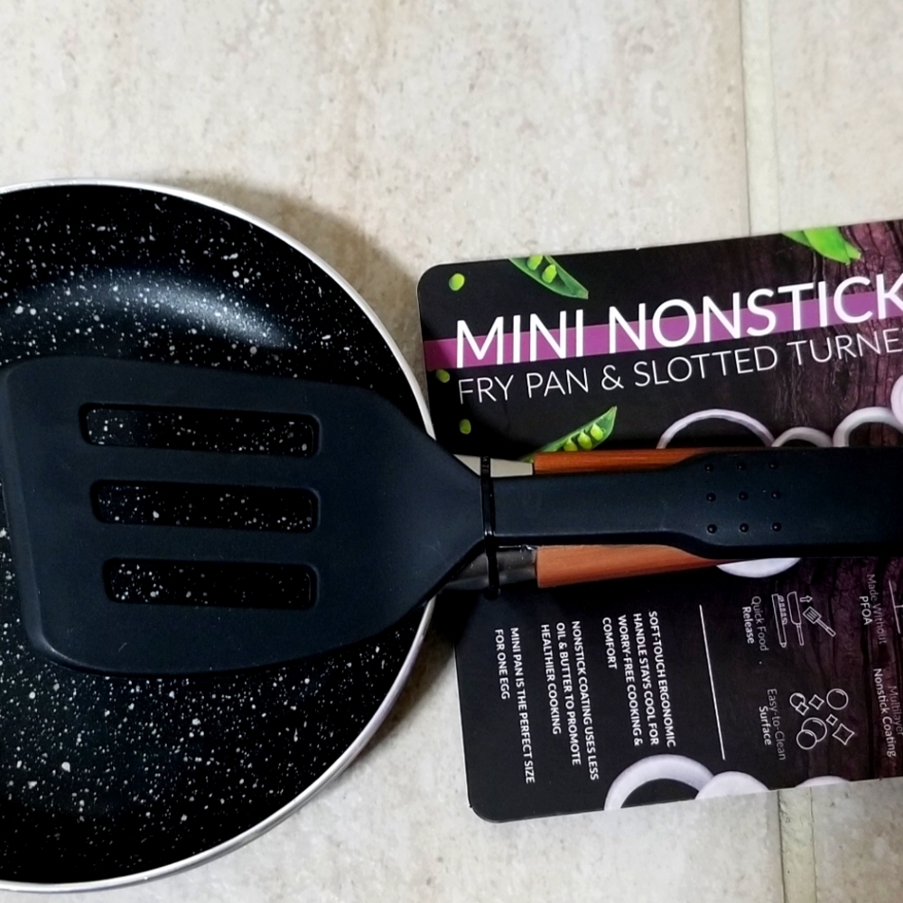 BKLYN Mini Nonstick Fry Pan & Slotted Turner